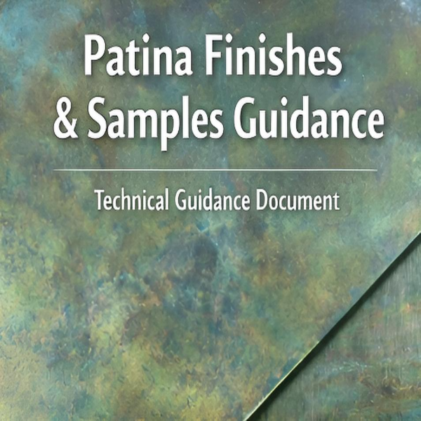 Patina Finishes & Samples Guidance technical document cover by Metal Sheets Ltd